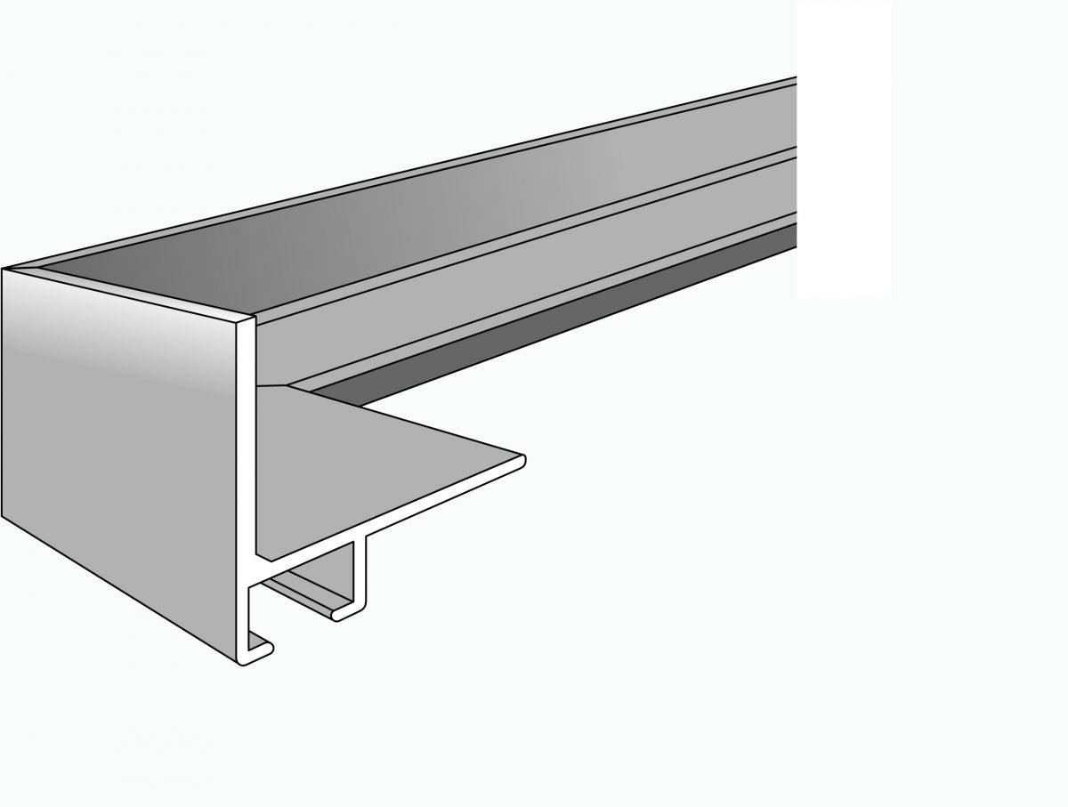 Nielsen Schattenfuge Alu Profil Bilderrahmenwerk