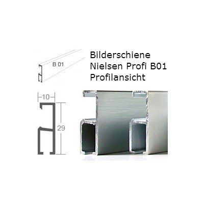 Nielsen Bilderschiene Profi B01 2 Meter